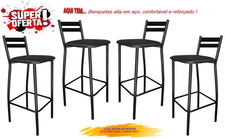 Renove sua cozinha com banquetas lindas e reforçadas! - Foto 4