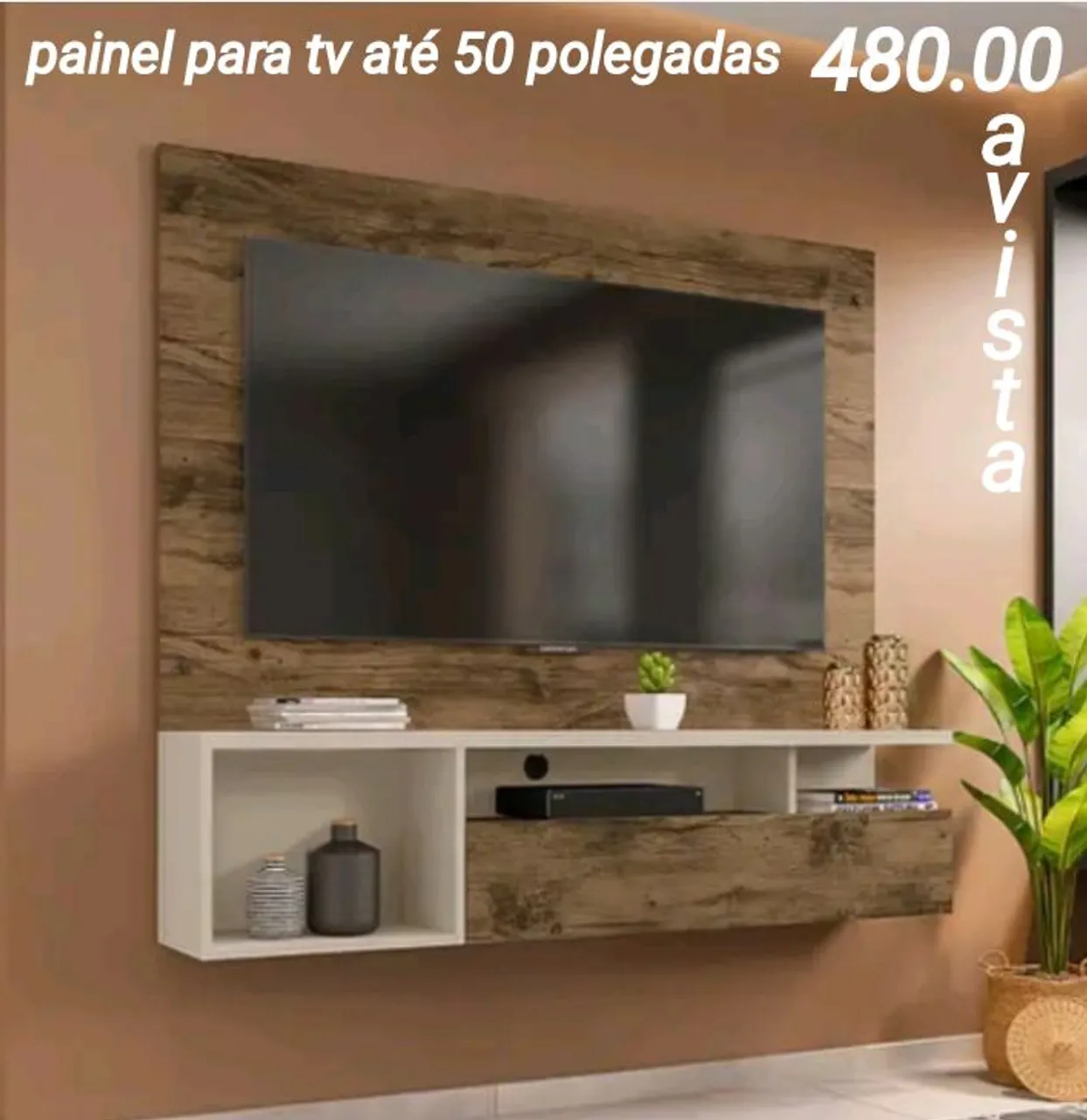 Painel para TV até 50 polegadas 480 avista