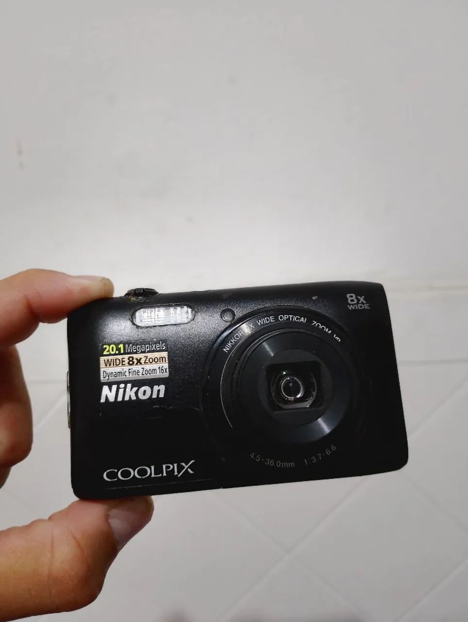Camera Nikon coolpix S3600 20 MP funcionando perfeitamente 