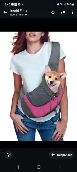 Mochila Pet para Cachorro
