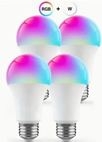 KIT 4 Lâmpadas Led RGB 16 Cores 5W Bivolt E27 +Controle Remoto - QUATRO UNIDADES+ CONTROLE - Foto 5