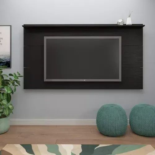 Painel suspenso artely slim ate 60 polegadas na cor preta
