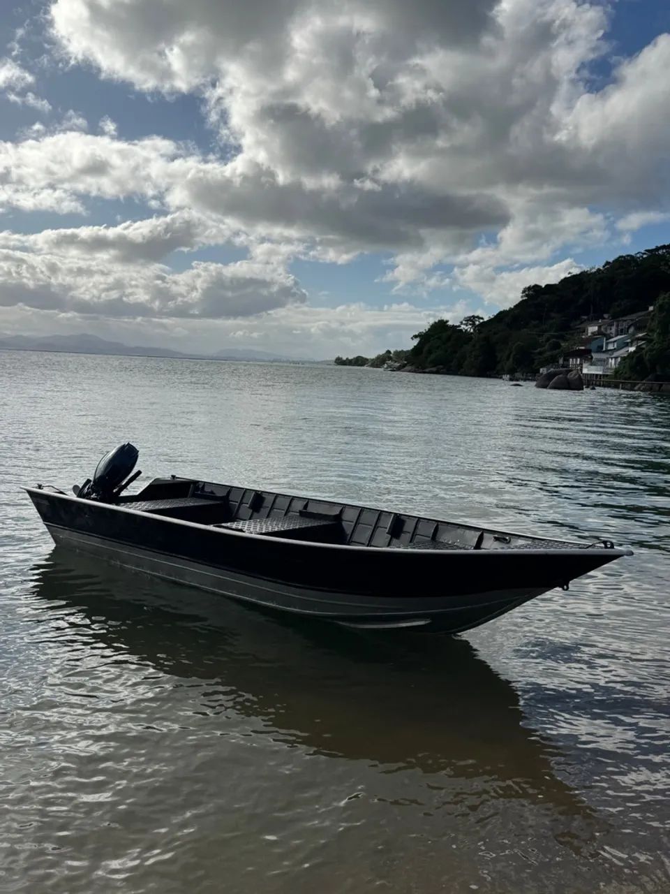 Barco de alumínio para pesca