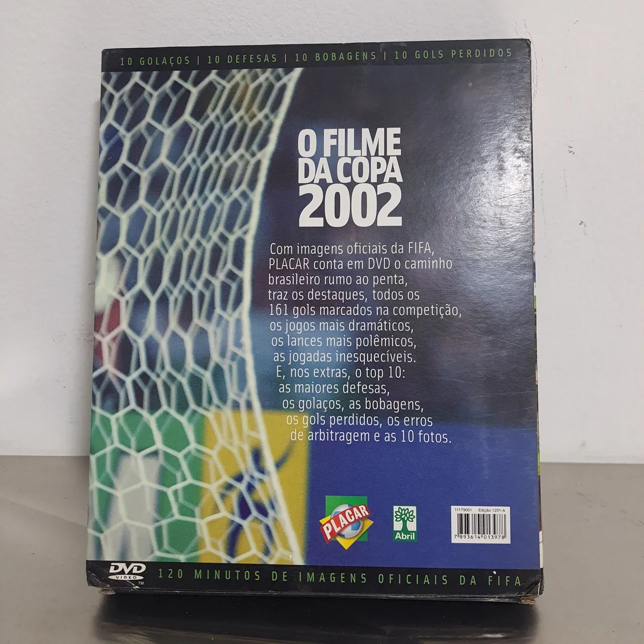 DVD O Filme da Copa 2002 - Nunca usado e COMPLETO - Foto 2
