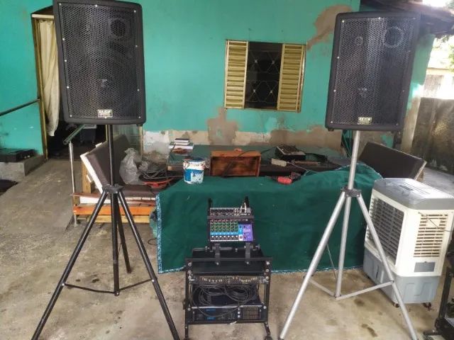 Aparelhagem de som profissional baratinha pra desocupar lugar - Foto 4