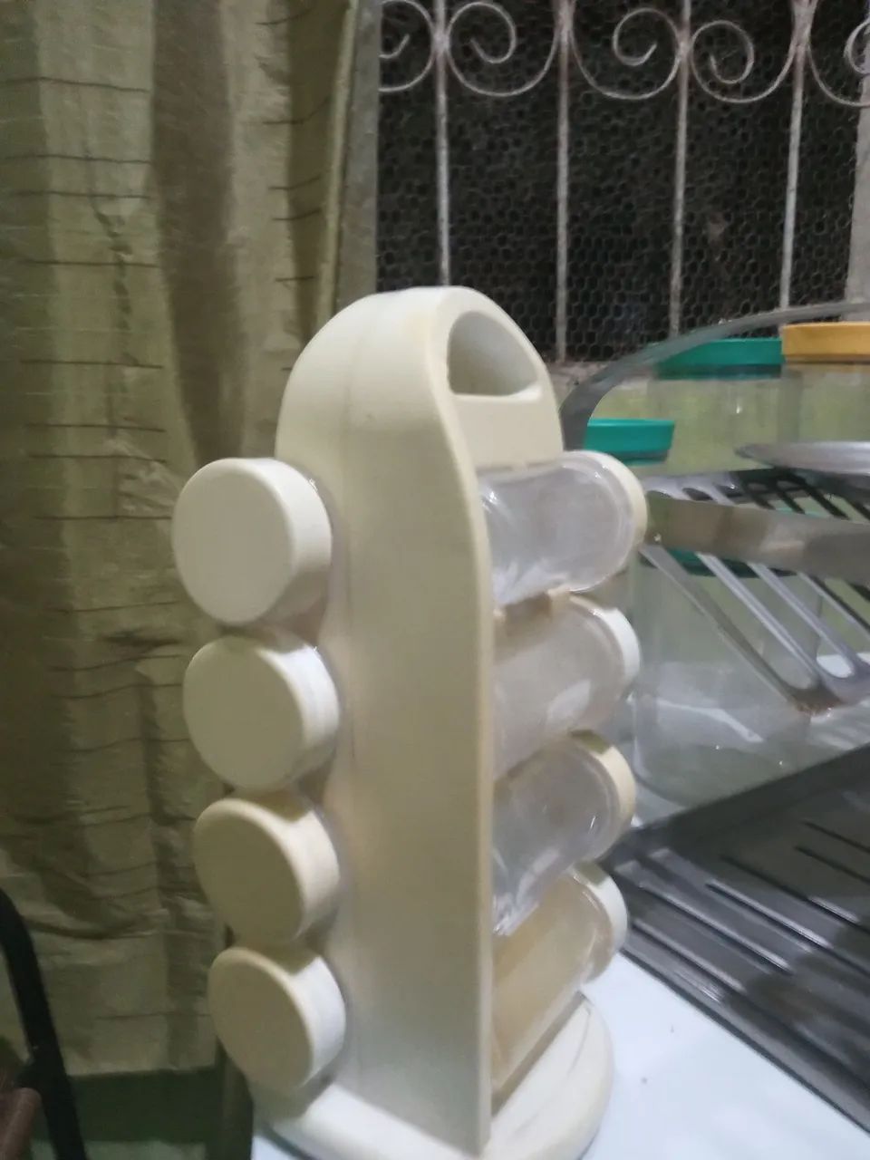 Escorredor BRINOX + Potes de Acrílico Para Temperos e Alimentos de Cozinha - Foto 4