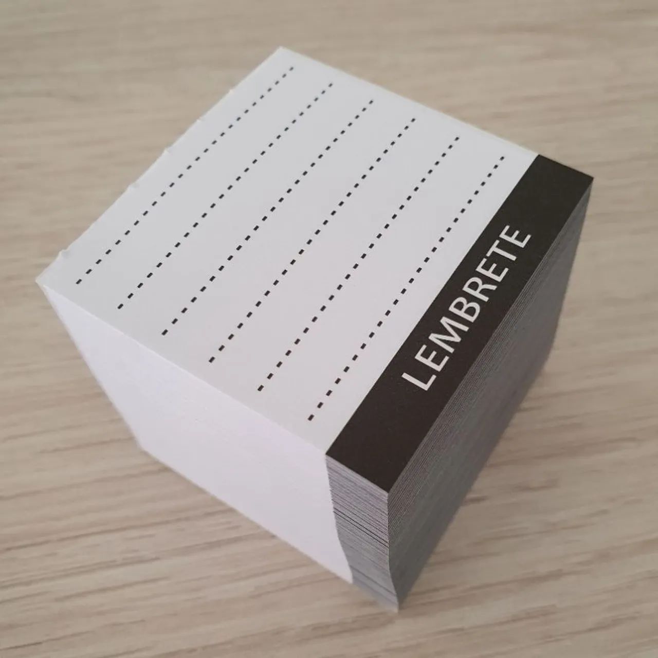 Bloquinho de lembrete para ima de geladeira 