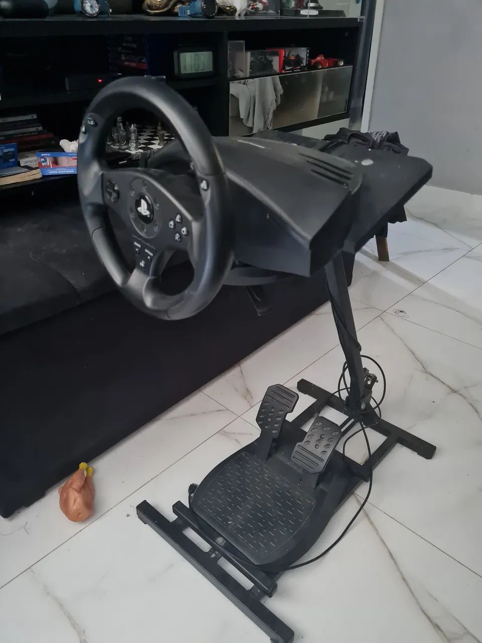 Volante e Pedais com suporte para Playstation