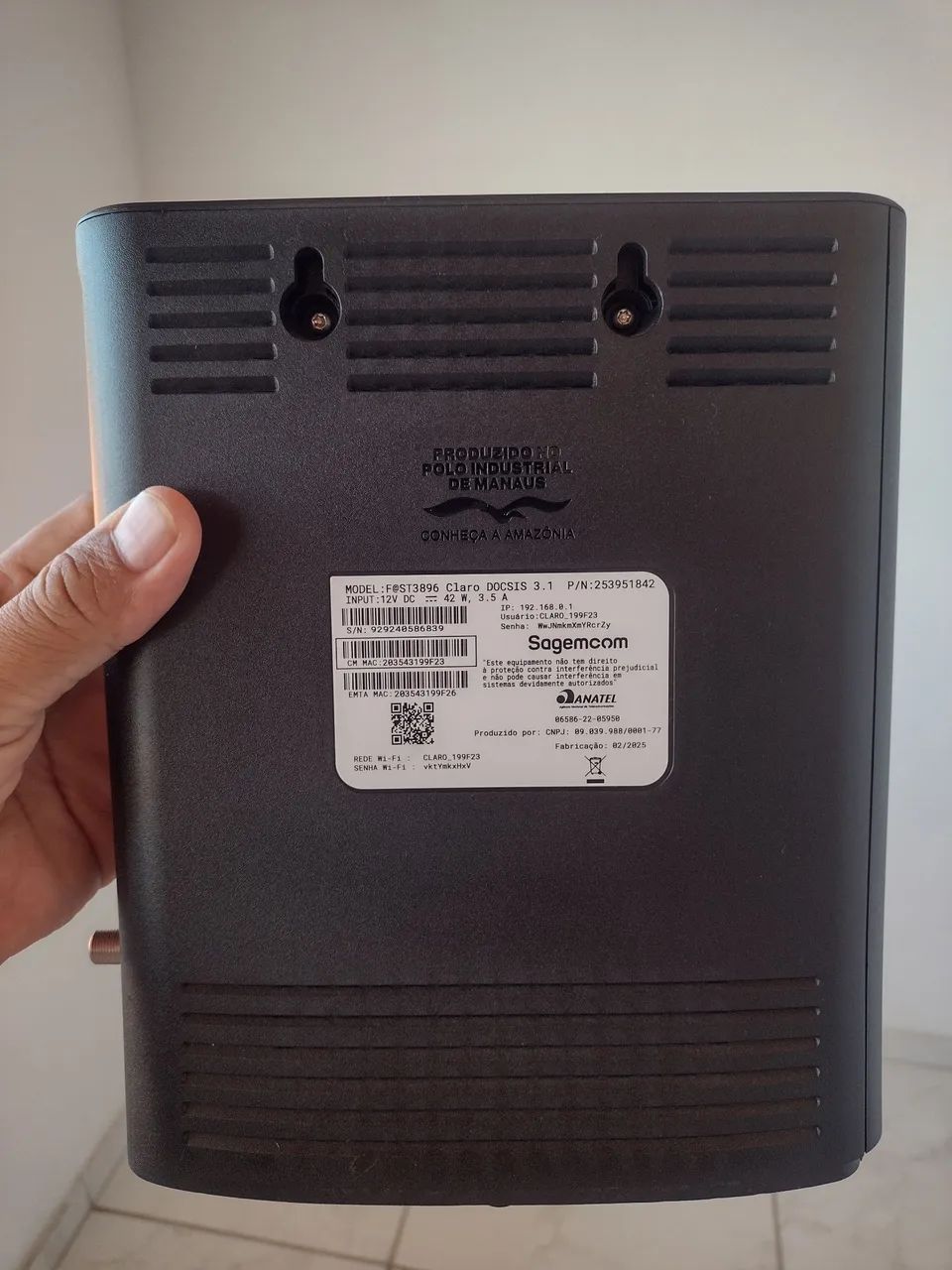 Modem Sagemcom F@ST3896 - Foto 3