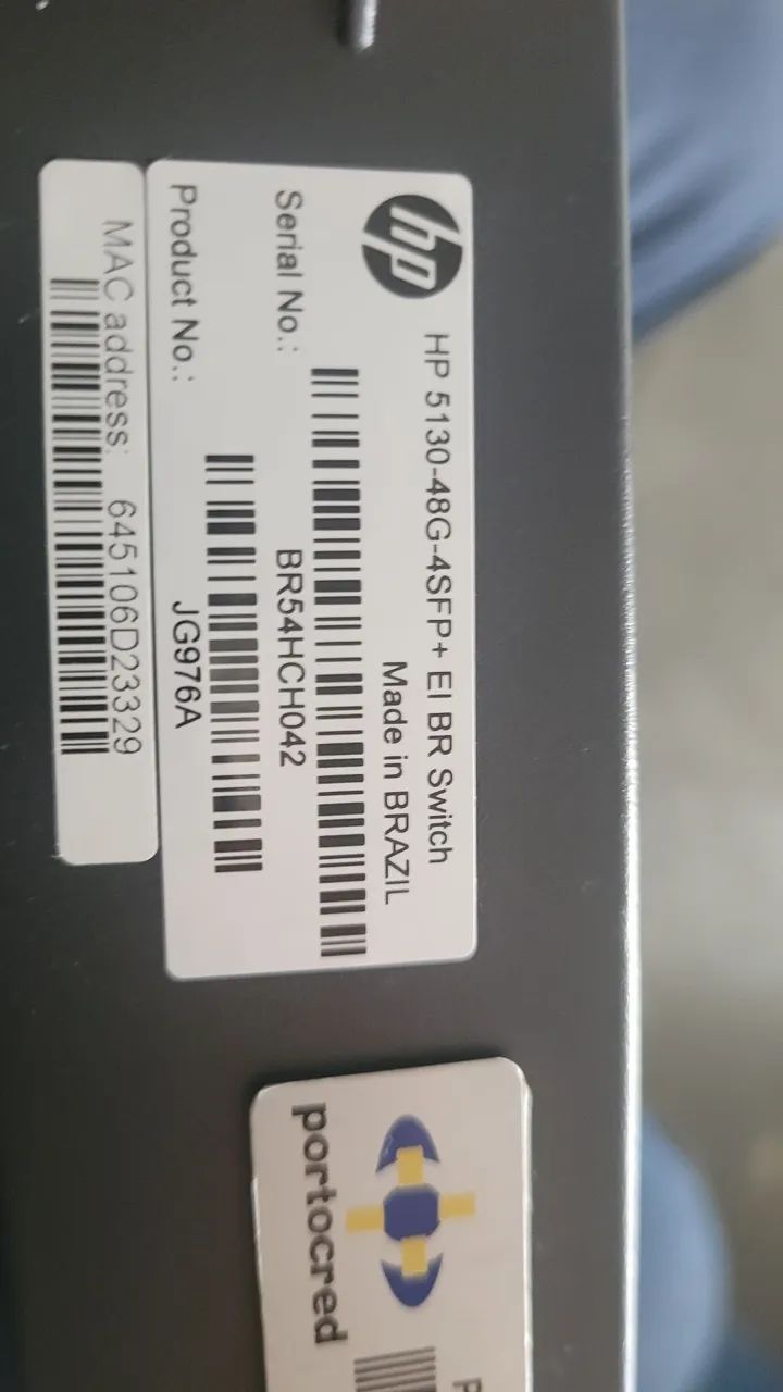 Switch Hewllet Packet 5130 - 38G - 4fsp+ei br  - Foto 4