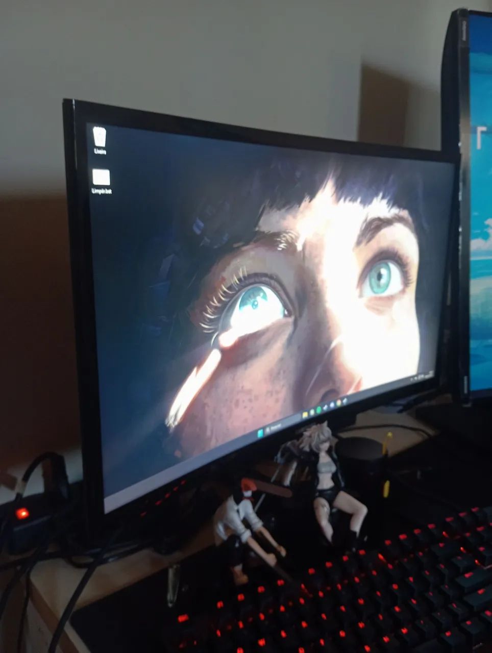 Monitor Samsung Curvo 144hz 24 FHD