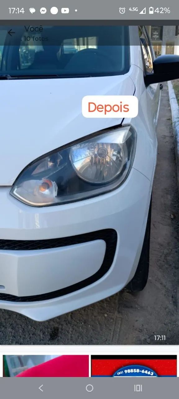 Polimento de farol de carro  - Foto 5