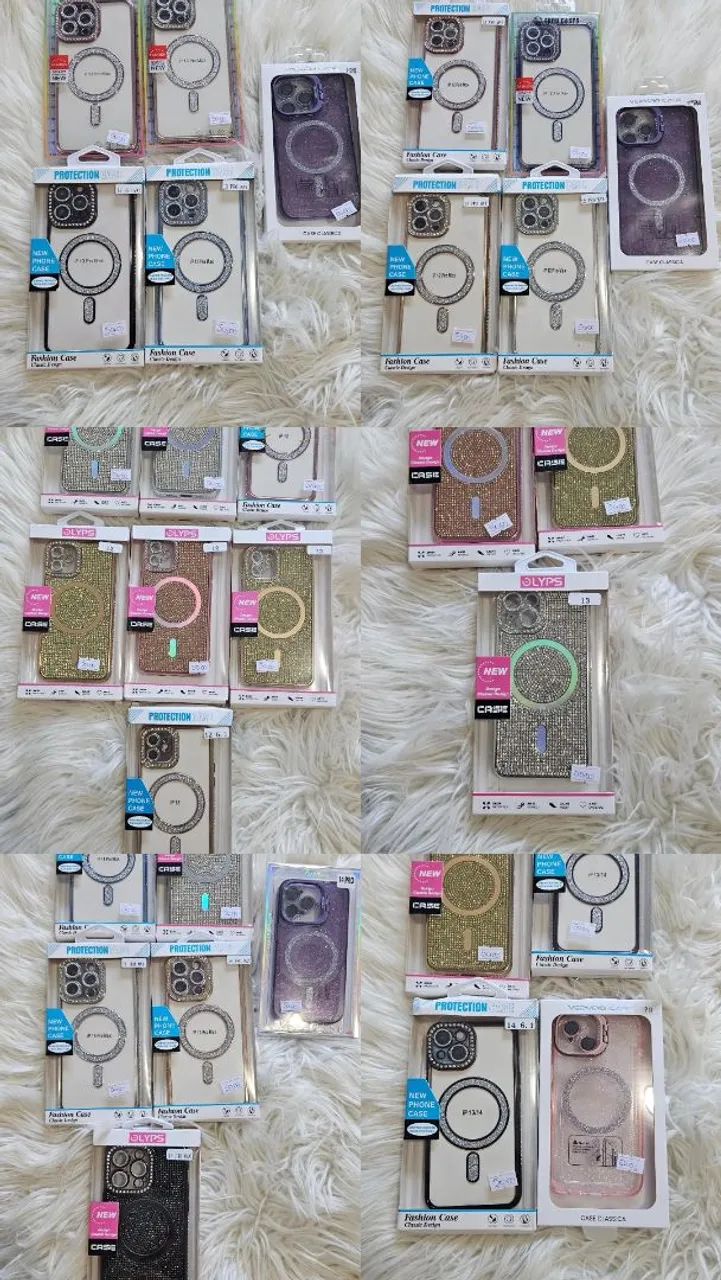 Capas para iPhone com strass e design diferenciado