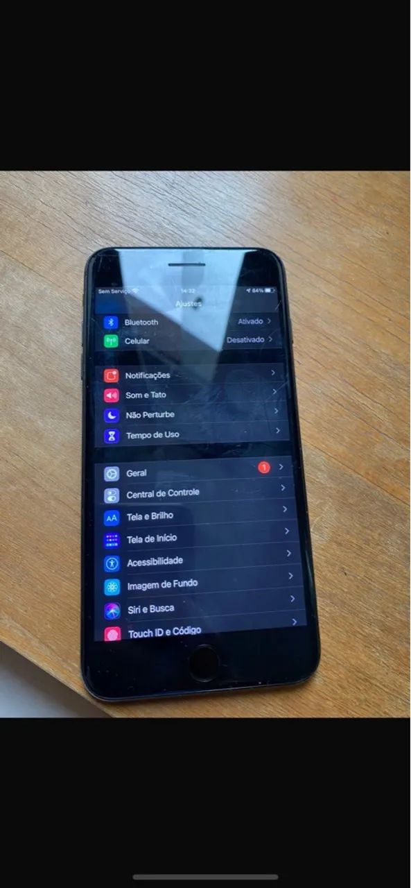 iPhone 7 Plus preto 64 gb 
