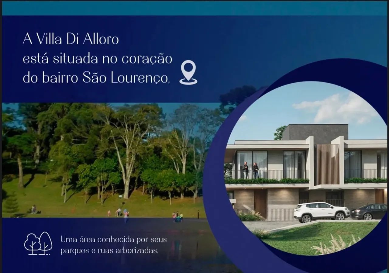 Imóvel para venda possui 190 metros quadrados com 3 quartos em São Lourenço - Curitiba - P - Foto 2