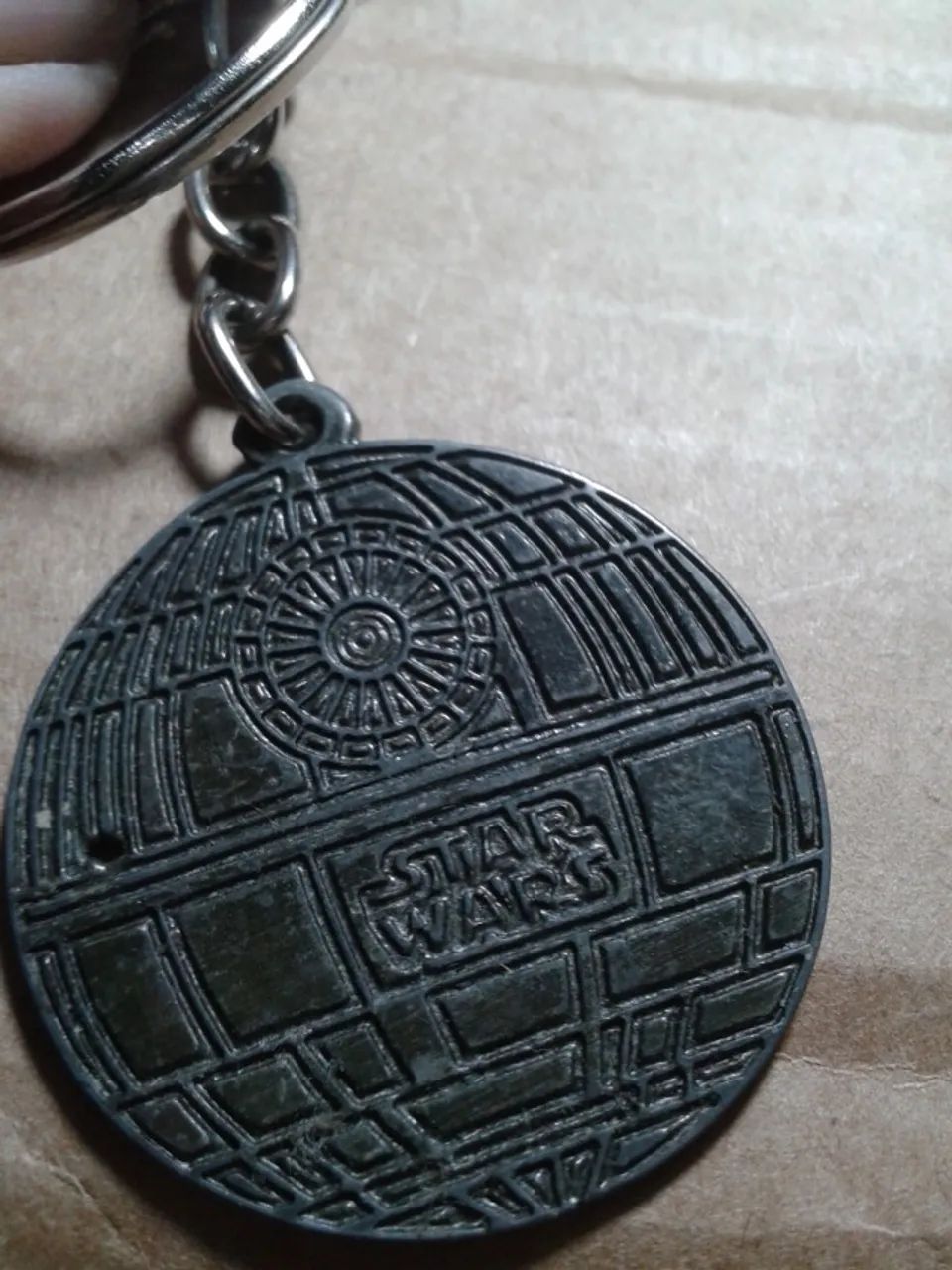 antigo chaveiro star wars estrela da morte star trek