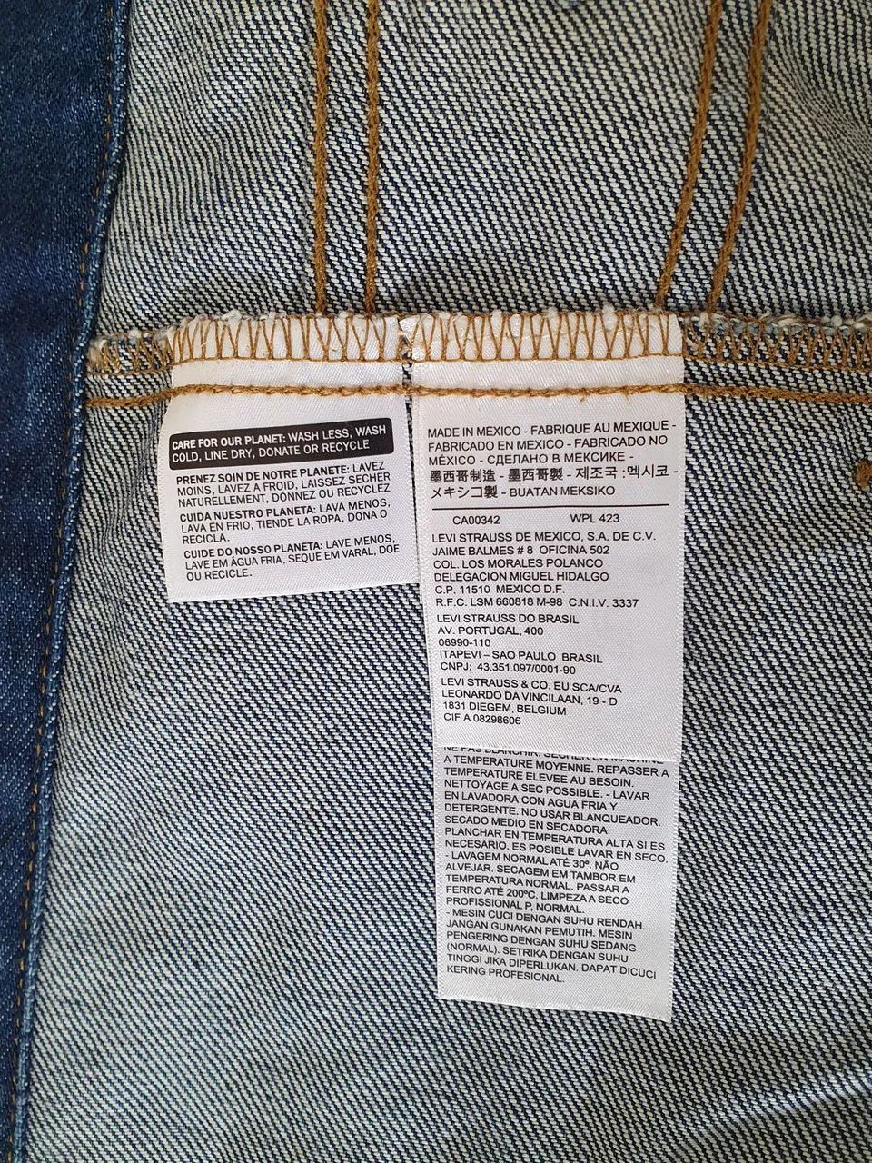 Jaqueta Jeans Levi's Original - Azul Escuro, M - Foto 5
