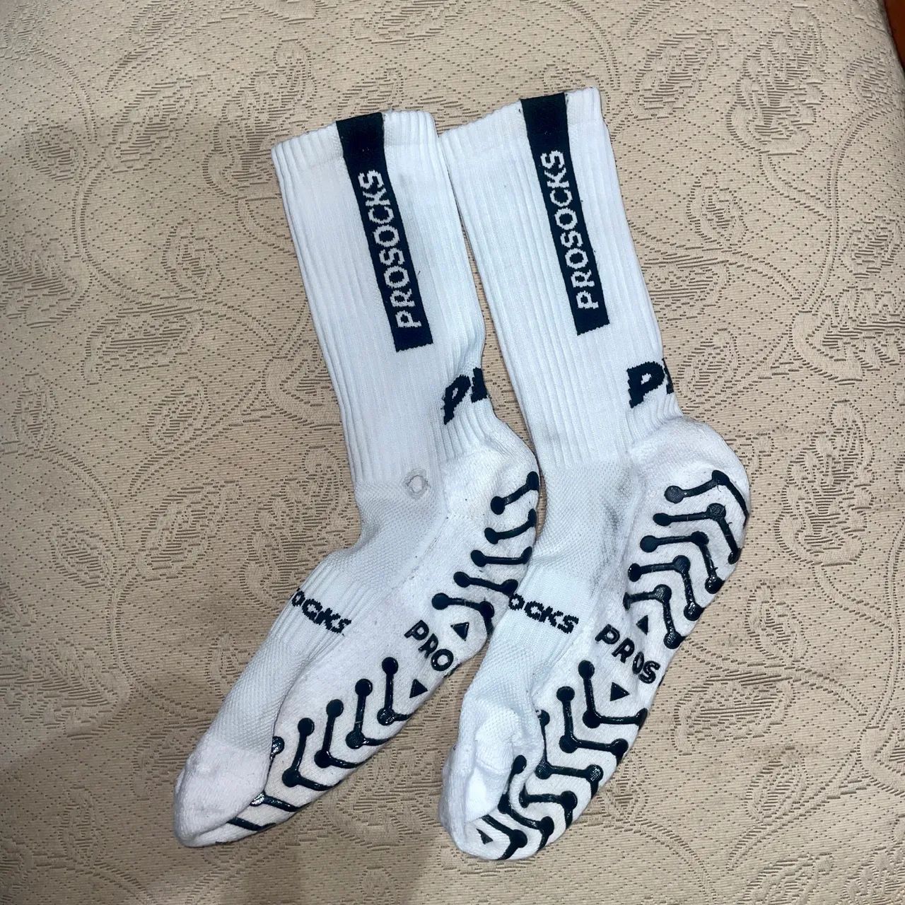 CHUTEIRA SOCIETY UMBRO PRO 5 BUMP CLUB - Nro 42 e MEIA ANTIDERRAPANTE  - Foto 4