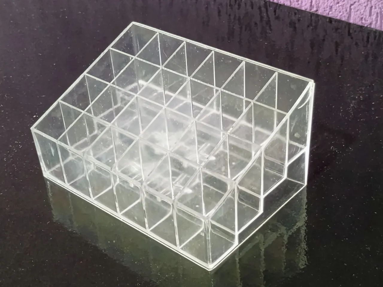 ORGANIZADORES DE ACRÍLICO P/ MAQUIAGENS - 2 pçs  - Foto 2