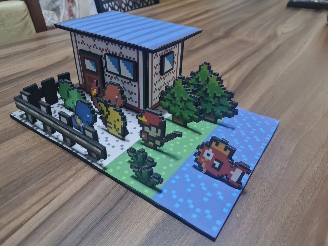 Decoração diorama pokemon red - Foto 2