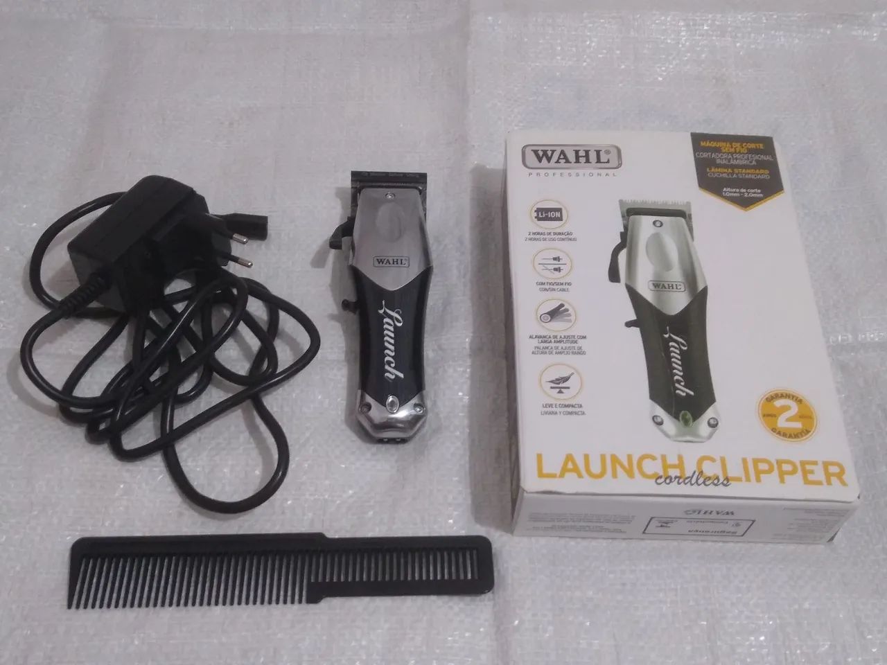 Máquina de Cortar Cabelo Wahl Launch Clipper - Sem Fio - Foto 3