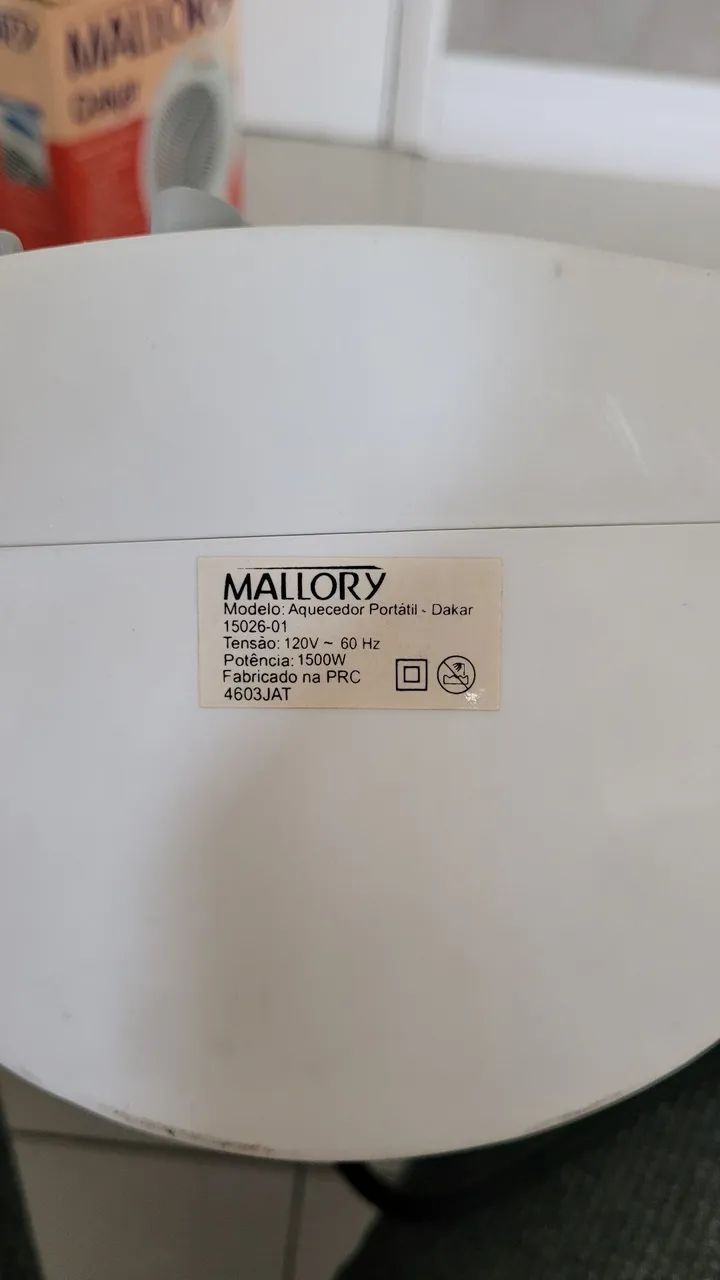 Aquecedor de ar Mallory Dakar - Foto 3