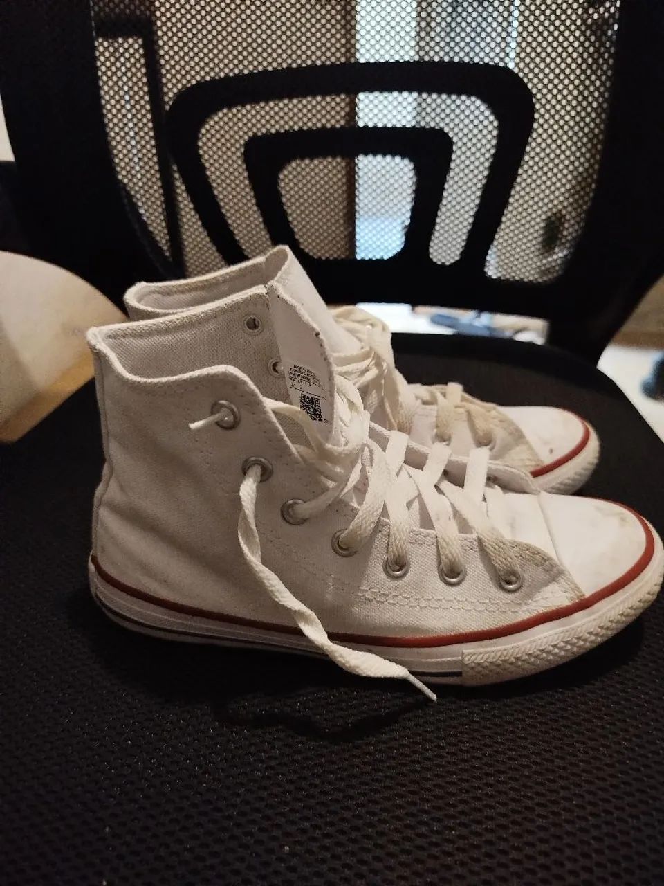 Converse All Star Branco infantil - Tam 32 - Foto 2