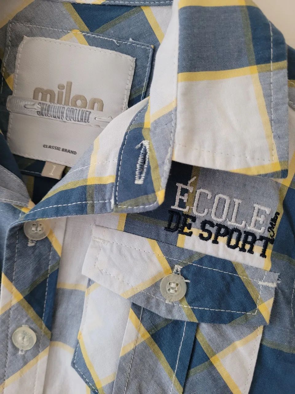 Camisa Xadrez Infantil Milon - Tam. 1 - Foto 2