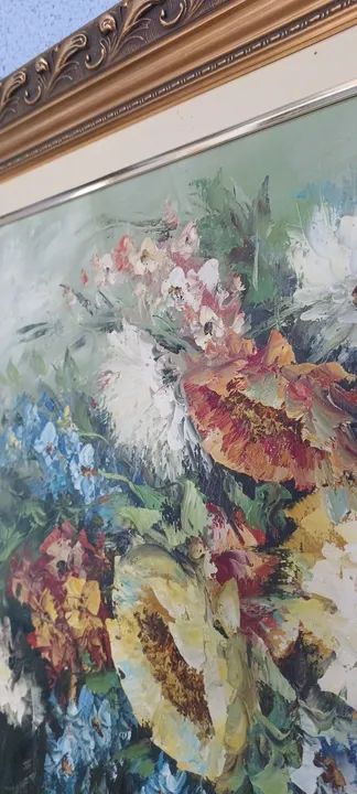 Quadro pintura a oleo grande  - Foto 5