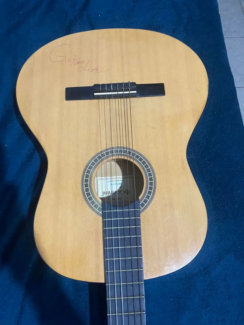 Violão Giannini com assinatura - Colecionador!