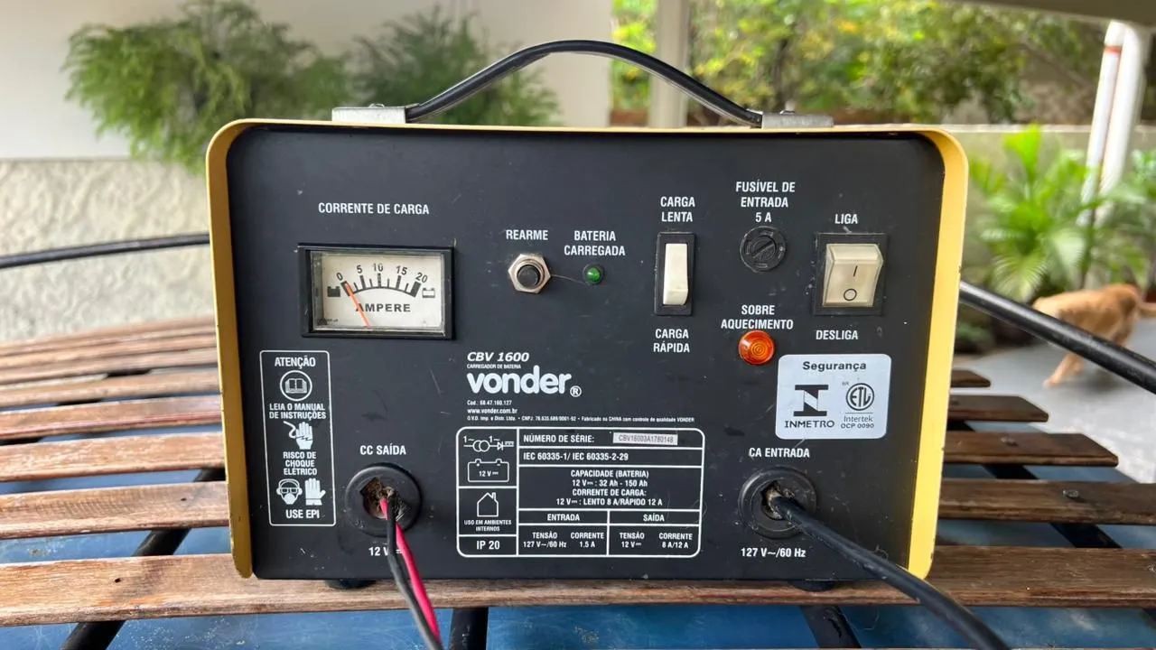 Carregador de Bateria Vonder CBV 1600
