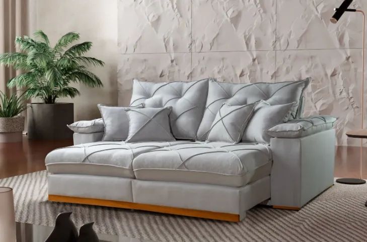 Sofá Retrátil e Reclinável Nevada