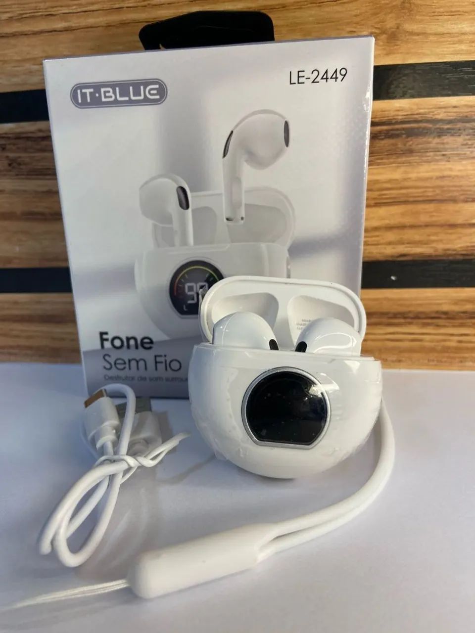 Fone de Ouvido bluetooth Recarregável  - Foto 3