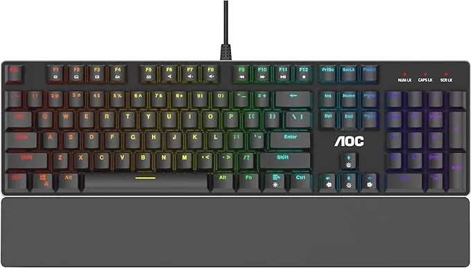 Teclado Mecânico Gamer AOC GK500 - Foto 2