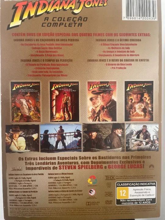 Coleção Indiana Jones - Foto 4