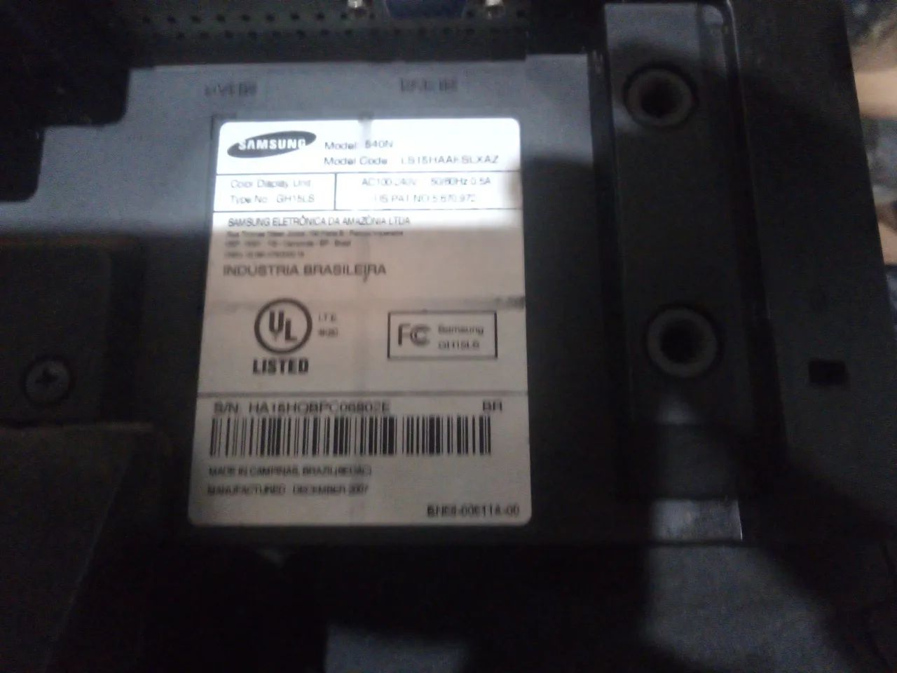 Monitor Samsung 15polegadas usado - Foto 4
