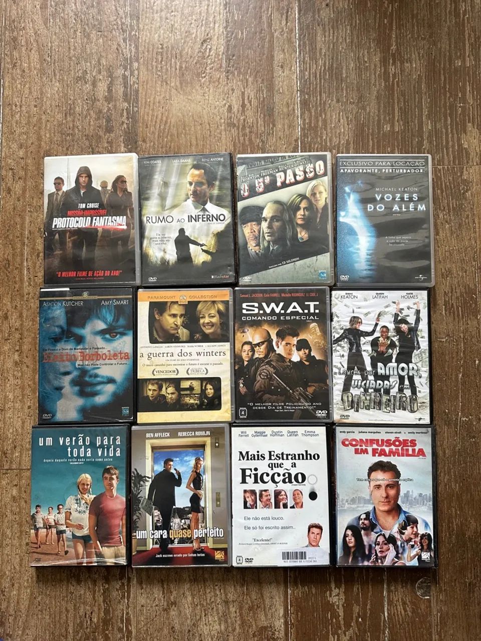 12 dvds originais em bom estado.