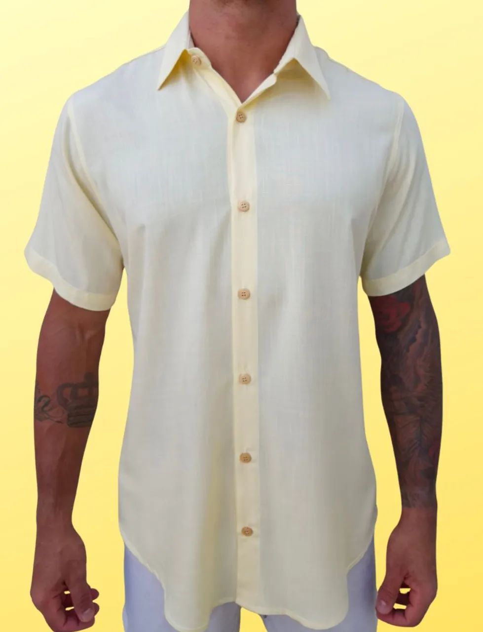 Camisas manga curta lisas - Foto 2