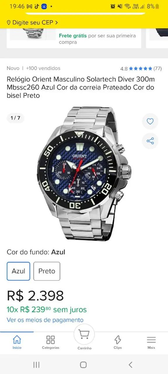 Relógio Orient solar tech - Foto 3