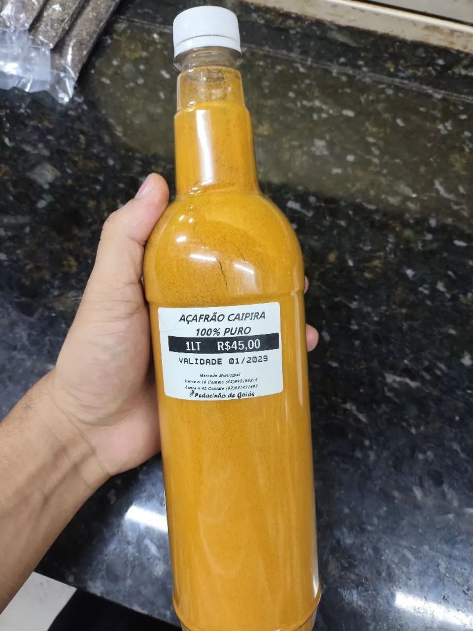 Açafrão caipira litro