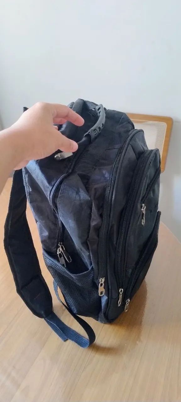 Mochila Preta espaços para notebook  - Foto 2