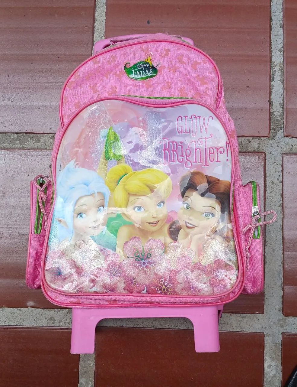 Mochila rodinhas Princesas da Disney 
