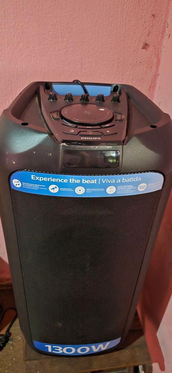 Caixa de som Philips 1300w - Foto 3