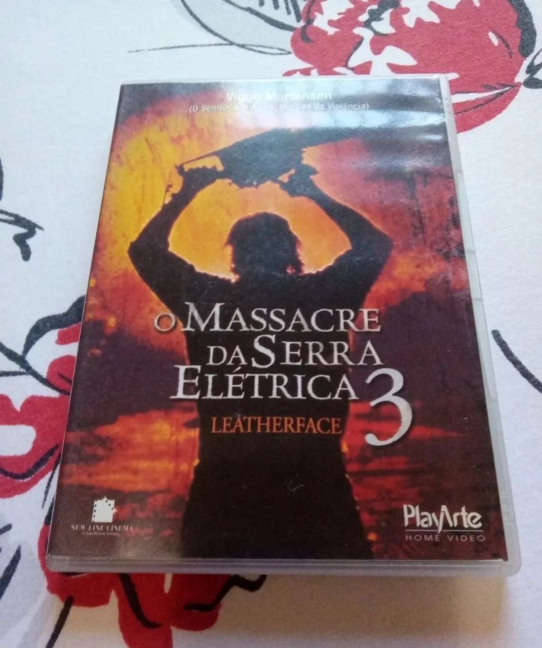 Dvd leatherface massacre da serra elétrica 3 raro