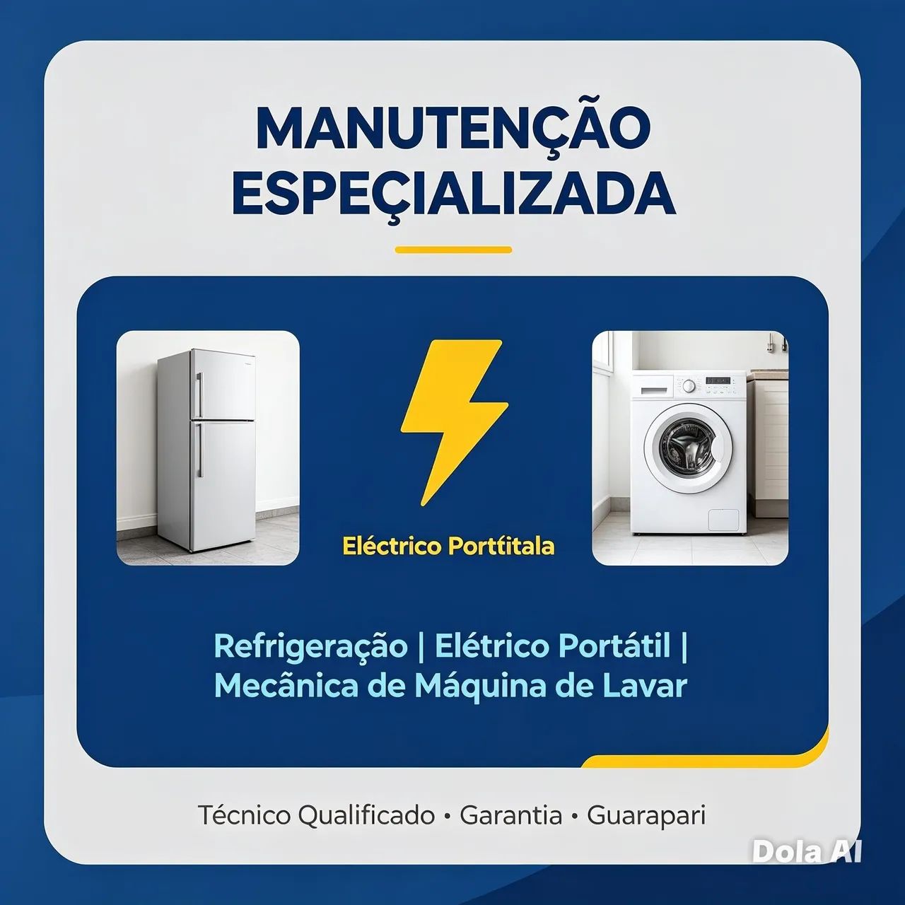 Refrigeração e eletro portátil 