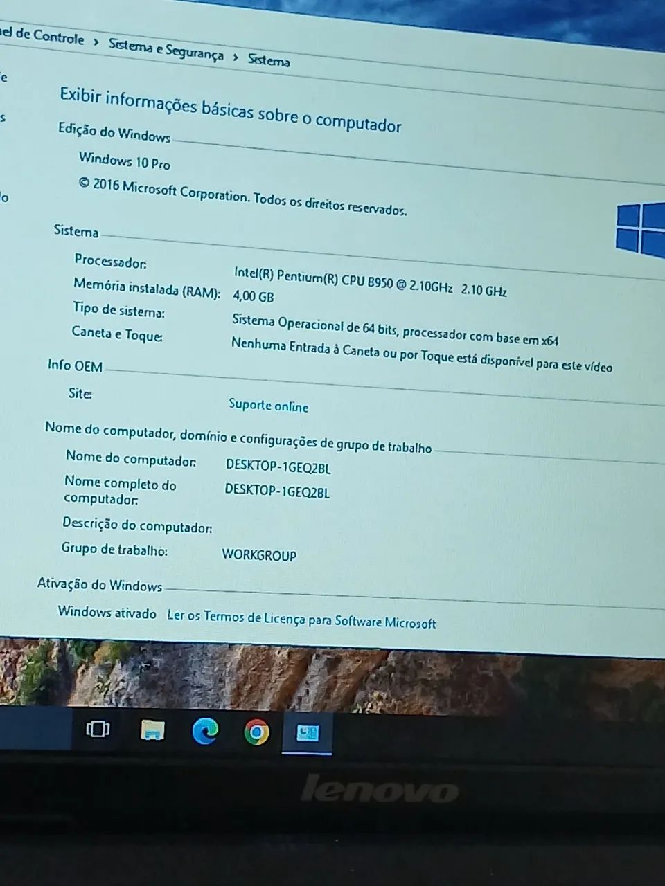 Notebook Lenovo - 4GB RAM  - Foto 3