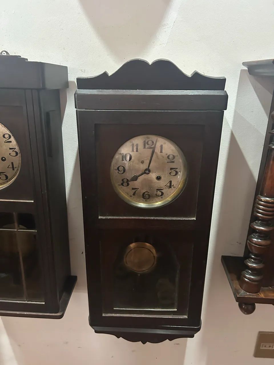Relógio de parede Junghans alemão original revisado 