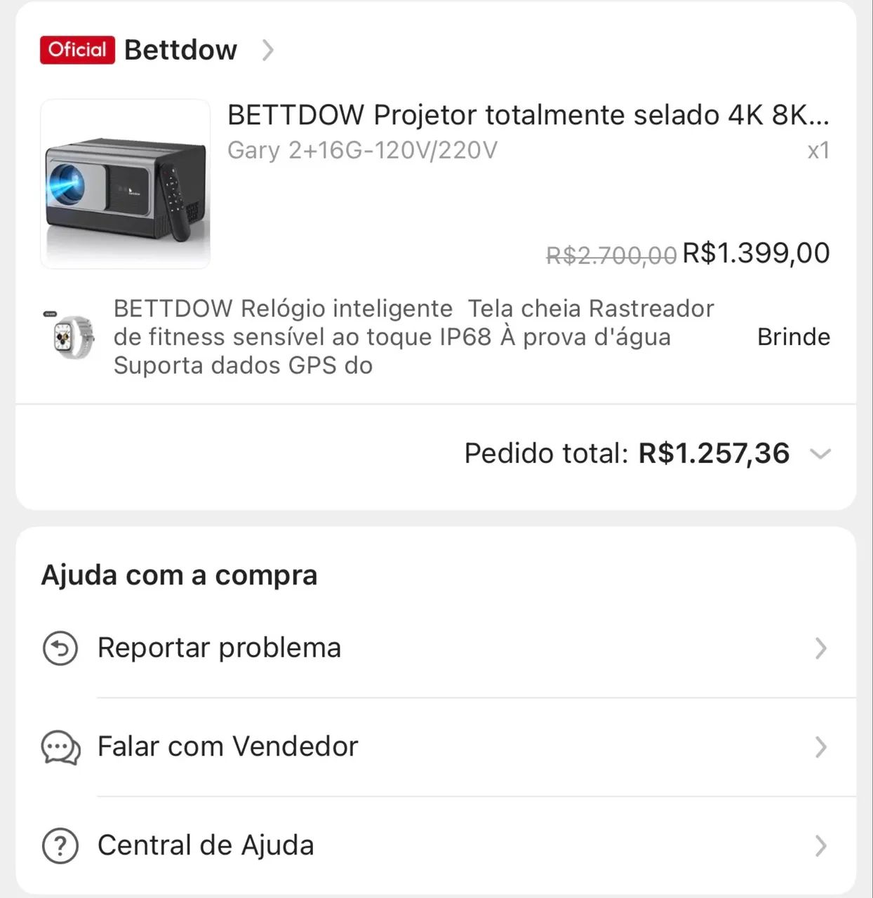 Projetor + fire stick 3 geração + suporte de teto ou parede  - Foto 5