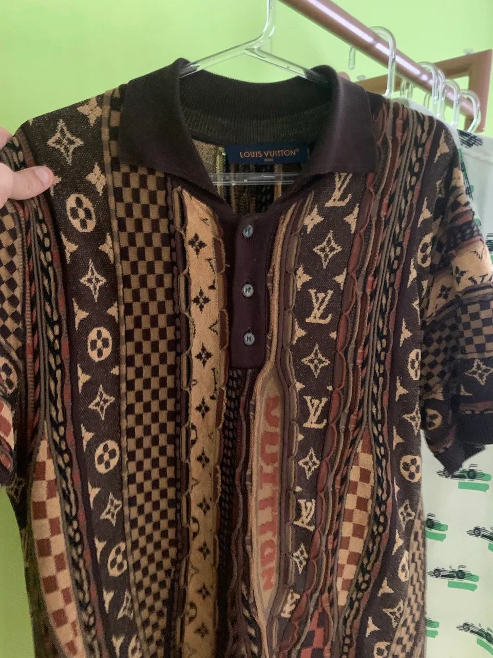 Camisa LV Polo Manga High Quality - Foto 5