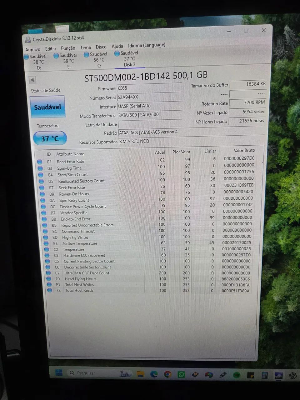 Hd seagate Barracuda 3,5 500GB Usado  - Foto 3